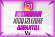 1000 Instagram Reels / Video İzlenme/