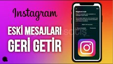 Instagram silinen dm görmek 
