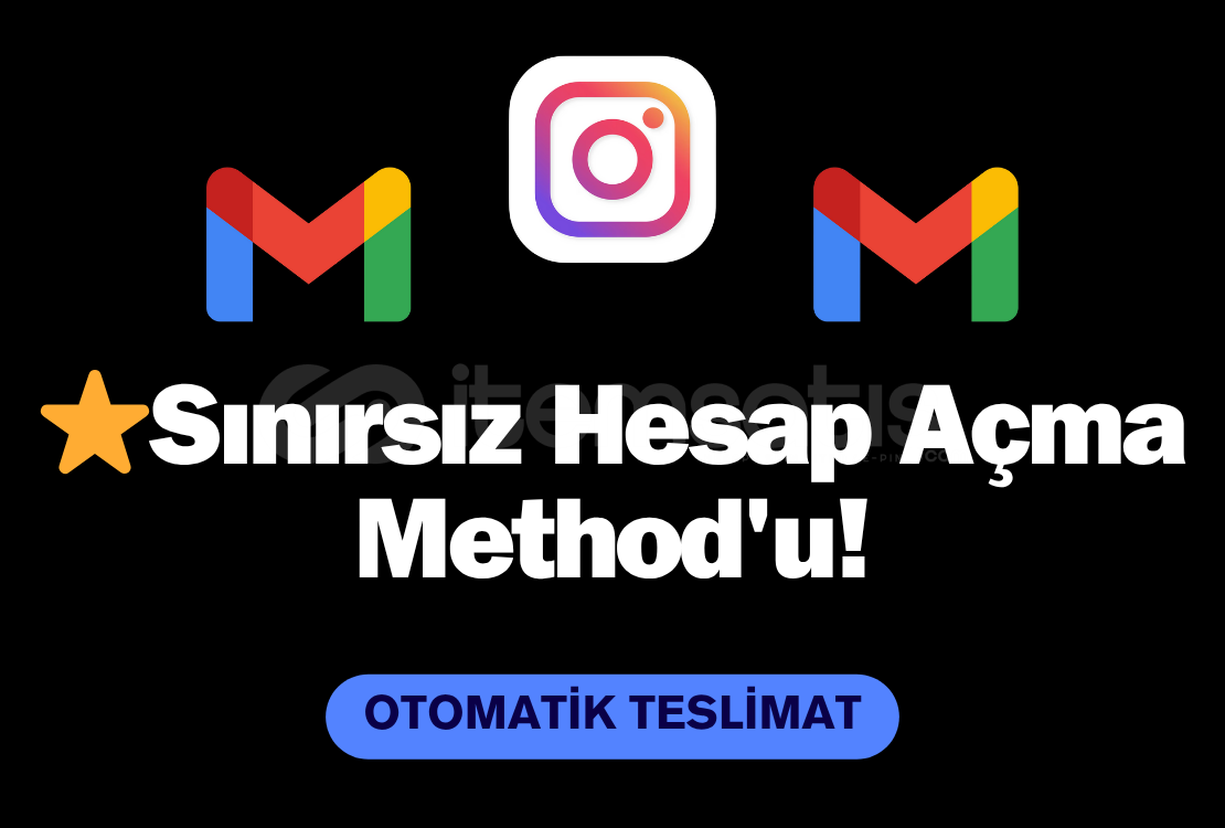 ⭐INSTAGRAM - Sınırsız Hesap Açma Method'u! ⭐INSTAGRAM - Sınırsız Hesap Açma Method'u!