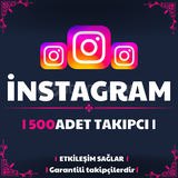 İNSTAGRAM TAKİPCİ 500 ADET / HIZLI GONDERİM