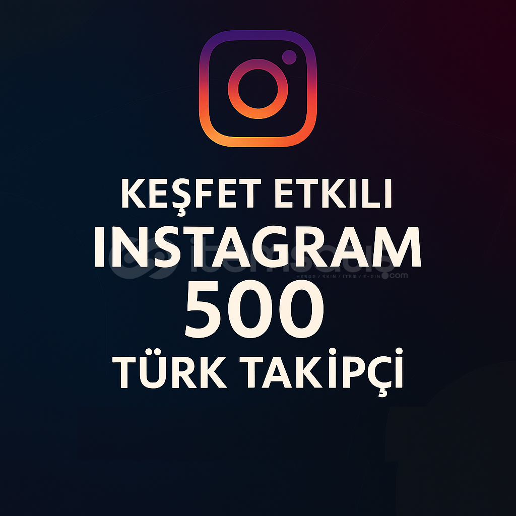 ⚡Instagram TÜRK 500 Takipçi KEŞFET Garantili  ⚡Instagram TÜRK 500 Takipçi KEŞFET Garantili