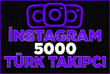 İnstagram Türk 5000 takipçi | Hızlı