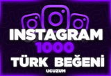 ✨ KALİTELİ✨ 1.000 Instagram Türk Beğeni