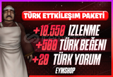 Instagram ⚡Türk Etkileşim⚡ Paketi 