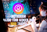 INSTAGRAM - TÜRK GERÇEK & BOT KARIŞIK 1.000 ⭐