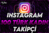 ⭐İNSTAGRAM TÜRK KADIN 100 TAKİPÇİ⭐