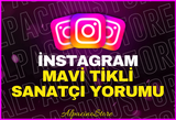  İnstagram Türk Mavi Tikli Sanatçı Yorumu