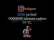 İnstagram ve tiktok için izlenme ilanı
