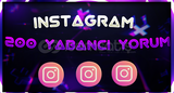 İNSTAGRAM YABANCI YORUM 