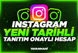 İnstagram Yeni Tarihli Tanıtım Onaylı Hesap