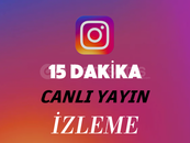 İNSTARGAM 15 DAKİKA YAYIN İZLEME (1000 KİŞİ)