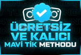 ☘️ İnstgram Kalıcı Mavi Tik - Method☘️ 