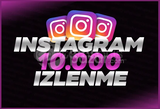 İNSTRAGRAM KALİTELİ 10.000 İZLENME