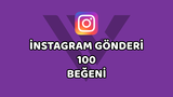 İntagram Gönderi 100 Beğeni