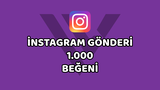 İntagram Gönderi 1000 Beğeni