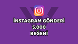 İntagram Gönderi 5000 Beğeni