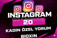 İntagram Ömür Boyu Garantili 20 Kadın Özel Yorum
