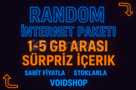 İnternet Mi Lazım ? Random 1-5 GB İnternet!