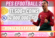 (IOS) 11500 COIN + 14M GP + Ronaldo - Kampanya (IOS) 11500 COIN + 14M GP + Ronaldo - Kampanya