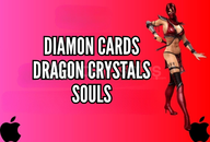 iOS - 8 DIAMOND CARDS FOR X + 30.000 DRAGON