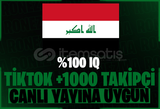 ( IQ ) Tiktok +1K Takipçi Yayınlık Hesap