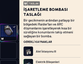 İşaretleme Bombası Taslak Blueprint