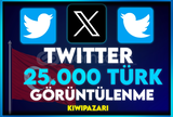 ⭐️ [HIZLI + TÜRK] TWITTER 25000 GÖRÜNTÜLENME