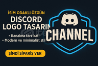 İsim Odaklı Özgün Discord Logo Tasarımı 