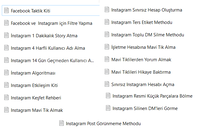 Instagram Methodları 19 Adet Dev Arşiv
