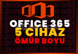 İsme Özel - Office 365 Orjinal - 5 Cihaz 