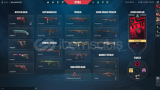 kuronomi vandal ve 32 skin daha gold elo hesap