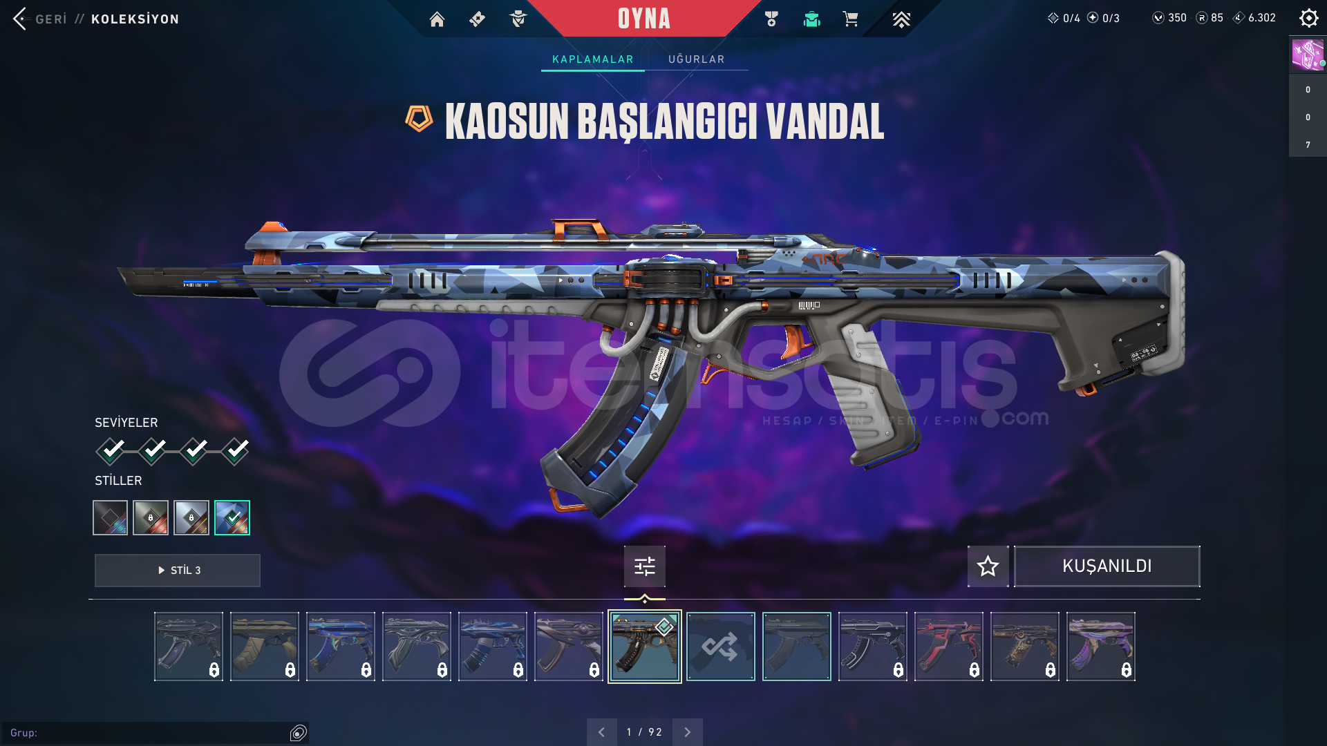 İSTANBUL SV KAOS VANDAL +350 VP BRONZ2 İSTANBUL SV KAOS VANDAL +350 VP BRONZ2