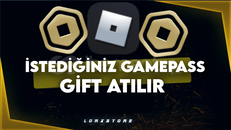 ⭐️İSTEDİĞİN GAMEPASS GİFTLENİR⭐️