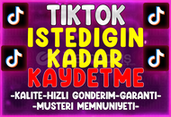 ⭐İstediğin Miktarı Seç! ⭐ TikTok Kaydetme ⭐