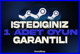 ⭐️ İSTEDİĞİNİZ 1 ADET OYUN + GARANTİ + DESTEK