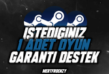 ⚡ İSTEDİĞİNİZ 1 ADET OYUN + GARANTİ DESTEK ⚡