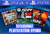 İSTEDİĞİNİZ 1 ADET PLAYSTATİON OYUNU
