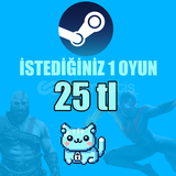 İstediğiniz 1 Oyun 25 TL