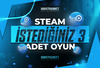 İstediğiniz 3 Oyun + Garanti 
