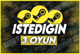 ⭐İstediğiniz 3 Oyun + Garanti⭐