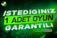 İstediğiniz 1 Oyun + Garanti İstediğiniz 1 Oyun + Garanti
