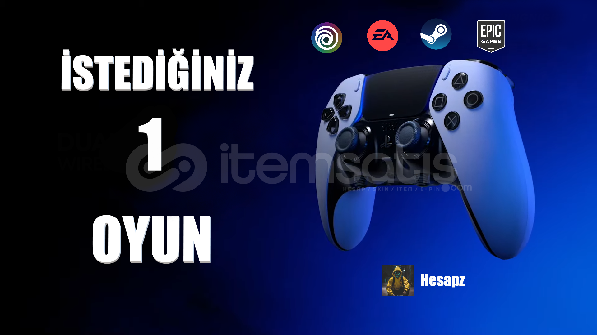 İstediğiniz 1 Oyun + Garanti İstediğiniz 1 Oyun + Garanti