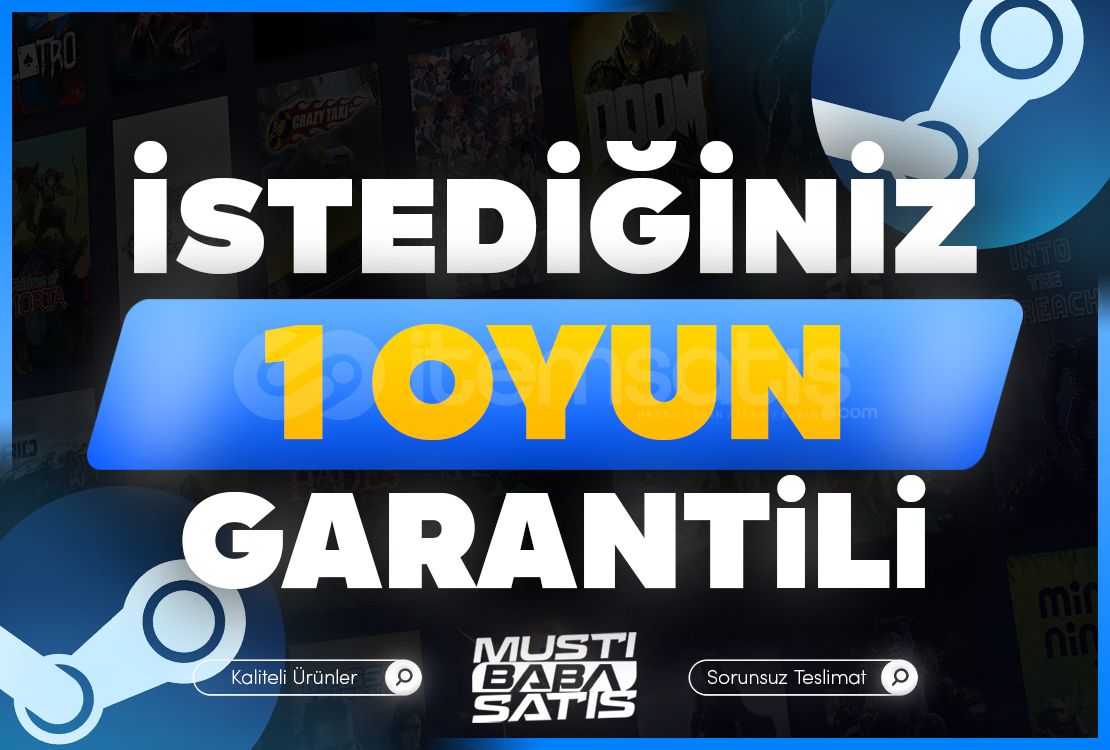 ⭐İstediğiniz 1 Oyun + Garanti ⭐İstediğiniz 1 Oyun + Garanti