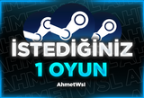 İstediğiniz 1 Oyun + Garanti + Destek