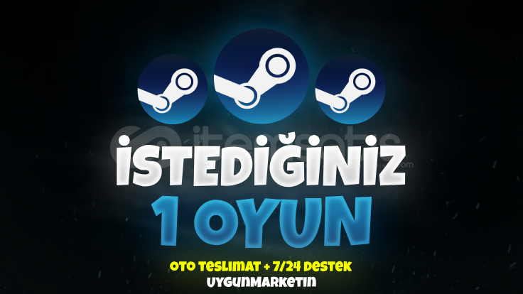 İstediğiniz 1 Oyun + Garanti İstediğiniz 1 Oyun + Garanti