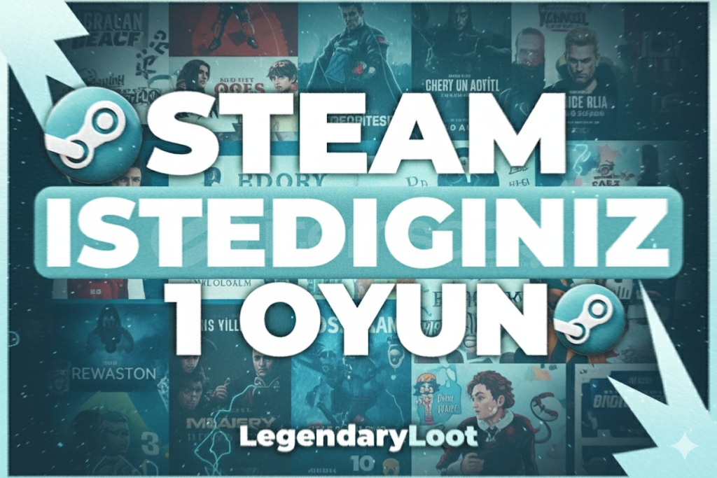 İstediğiniz 1 Oyun + Garanti İstediğiniz 1 Oyun + Garanti