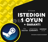 İstediğiniz 1 Oyun + Garanti & Destek 