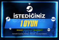 İstediğiniz 1 Oyun | Garanti - Sorunsuz | Steam