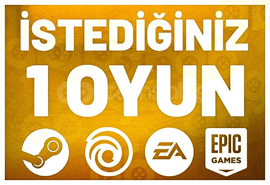 İstediğiniz 1 Oyun + Garanti+ Sınırsız Destek İstediğiniz 1 Oyun + Garanti+ Sınırsız Destek