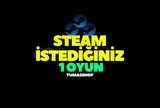 ⭐İSTEDİĞİNİZ 1 OYUN [GARANTİ] STEAM⭐